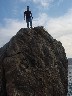 A little rock I climbed