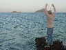 One proud Andrew, as his raft sails off into the great unknown