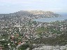 A view of Porto Rafti from the top of a hill