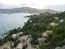 Sunset over the town
