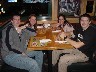 Silas, Lauren, Ali, and Darin at Applebees in Glyfada