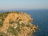 Cliffs at Sounio on the Aegean coast