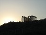 Silhouette of Poseidon's temple
