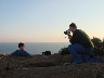 Dustin making a video of Andrew