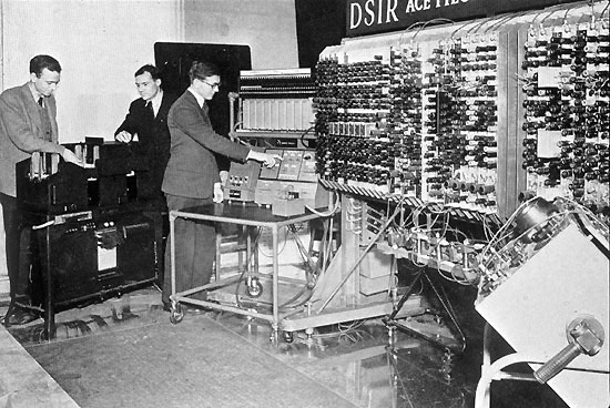 Some people inventing the Internet.