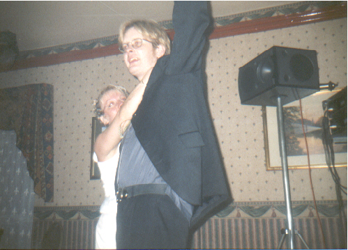 Salter and a pyschotic idiot that he accidentally married. He was very drunk at the time.