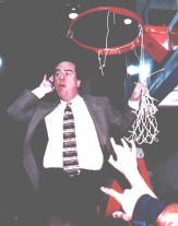 FDU Coach Tom Green op een beter moment