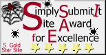 I won the Simply Submit Award for Excellence