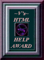 ~V's~ HTML HELP AWARD