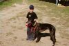 Me with Johns greyhound Shadow