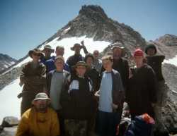 Atop Glen Pass, I met Boy Scout Troop 78 out of 29 Palms.