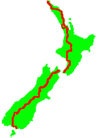 New Zaland's Te Araroa Trail Map