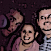 I'm the blur on the left. I was drunk. This was the night before the Magic Kingdom.