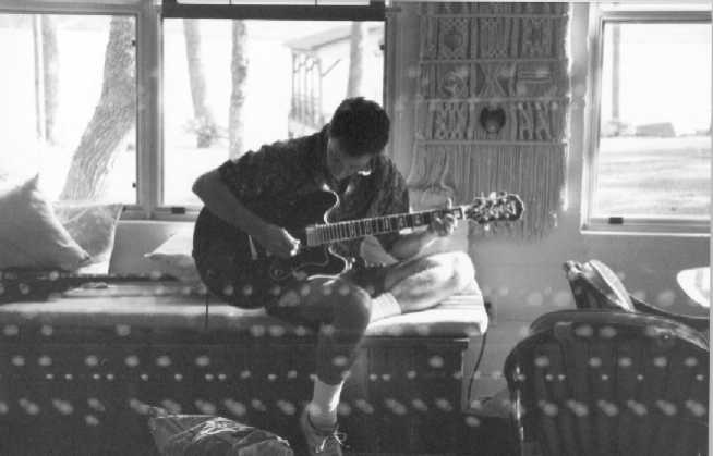Feckoury in a pensive mood, plays Margaritaville over and over and over. . .