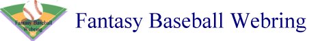 Fantasy Baseball Webring