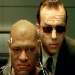 Morpheus and Agent Smith