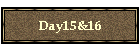 Day15&16