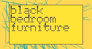 black bedroom furniture