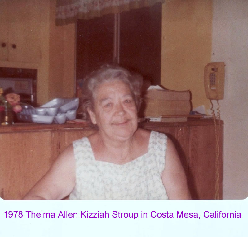 Thelma Allen Kizziah Stroup