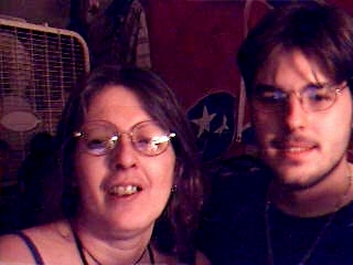 Mom, and me.