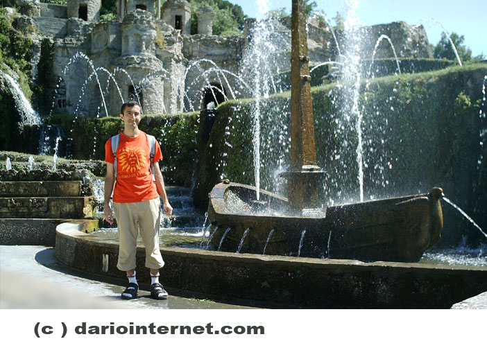 Dario in Villa D'este 4 years later