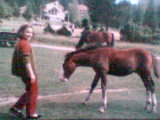 me and horsey