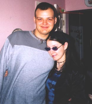dustin (my boyfriend) + me
