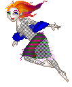Neil Gaiman's character "Delirium" from his graphic novels