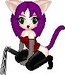 "Kink Kitty" with her catonine ;)...Made for Oubliette as one of her creations