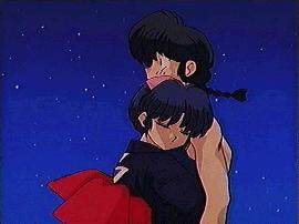 Ranma and Evil Akane hugging!!