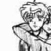 Cuddling (Haruka and Michiru)
