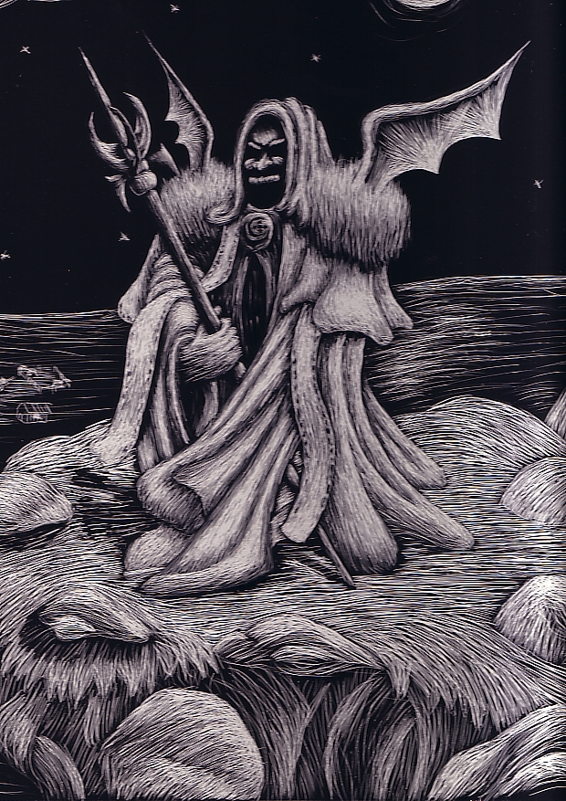 The Old Man (Scratchboard, 2003)