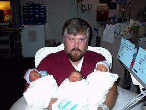 Daddy and the Babies!