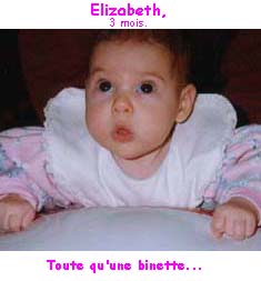 Darhyze album, b&eacute;b&eacute; Elizabeth.