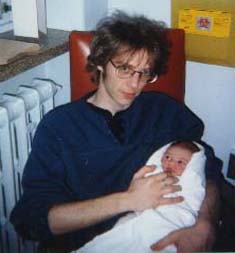 Darhyze album, b&eacute;b&eacute; Elizabeth et papa Johnny.