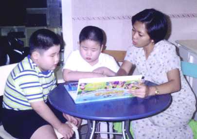 With my tutees...