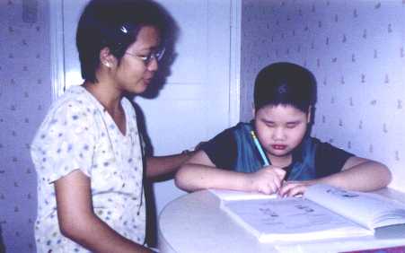 with one of my tutees