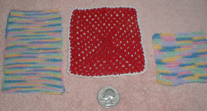 3 crochet blankets