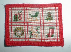 X-mas 2003 hearth rug