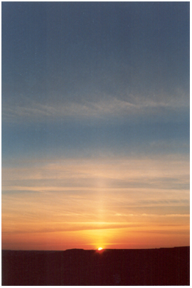 Sun pillar 1