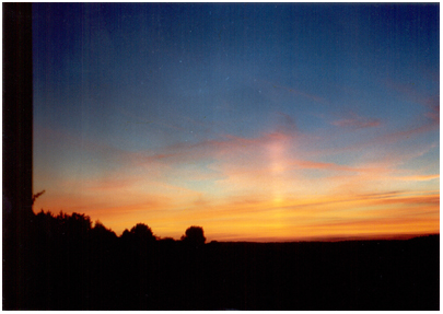 Sun pillar 3