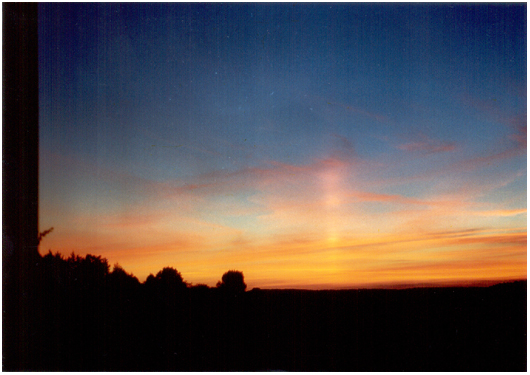 Sun pillar big