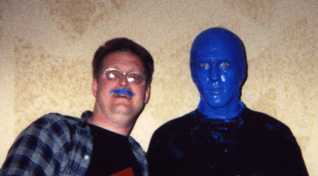 I meet the Blue Men