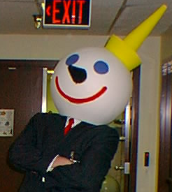 Our protagonist in his Jack costume