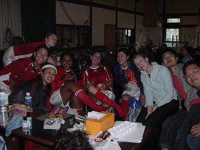Staying out of the rain between matches