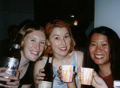 em, amanda and jenny.... kanpai!