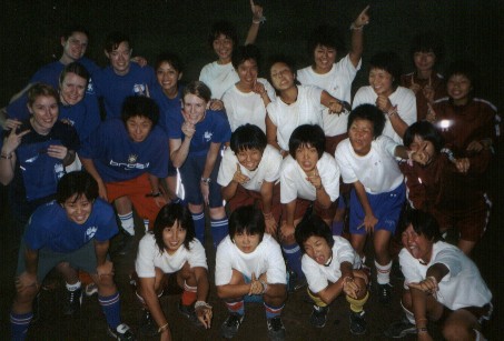 our first game and practice as a team, vs Higashi Matsuyama Girls' High School