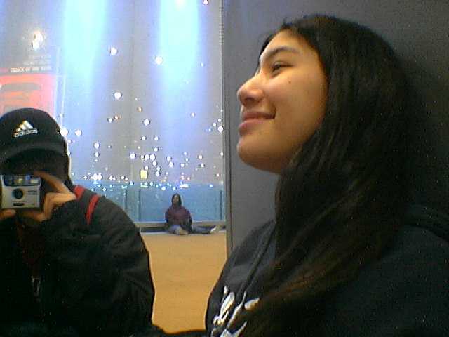 missy smilin. ?.. gary takin a pic of me takin a pic of him taking a pic of me taking....