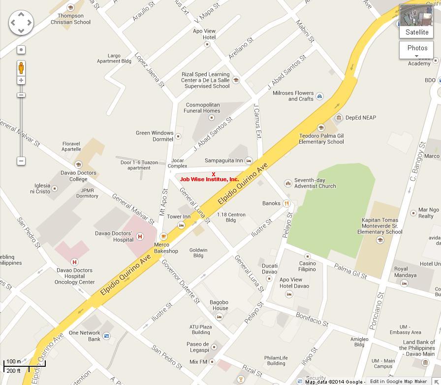 Location of Job Wise Institute, Inc.