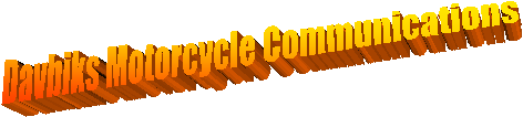 Davbiks Motorcycle Communications